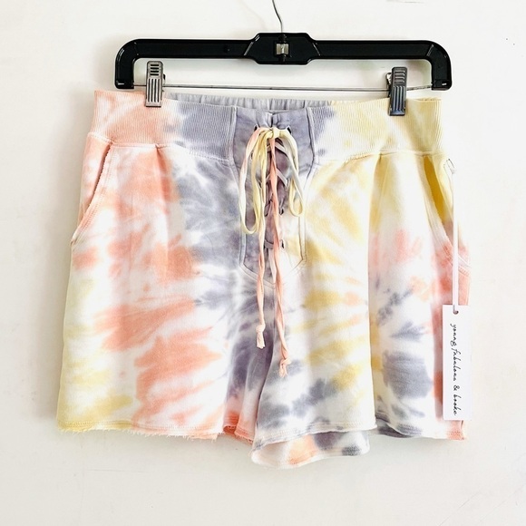 Young Fabulous Broke Payton Sweatshirt M Wallis Laceup Shorts Set L NWT - Picture 4 of 11